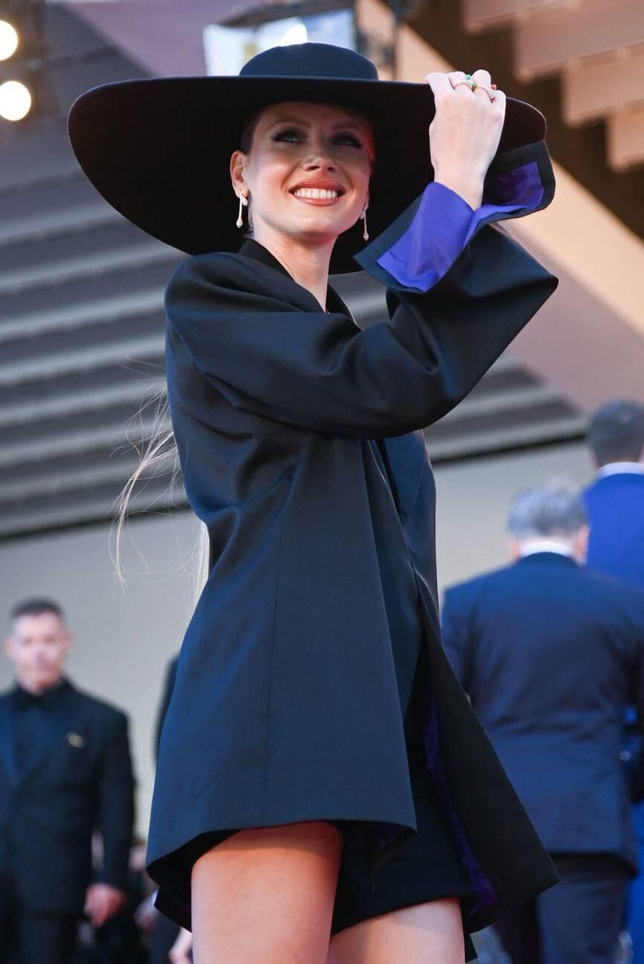 Amandine Petit at Kinds Of Kindness Premiere at The 77th Annual Cannes Film Festival05